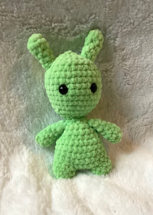 Green alien plush