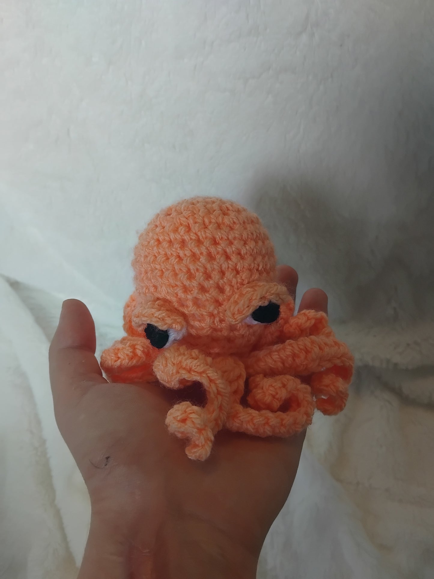 Crochet long legged octopus