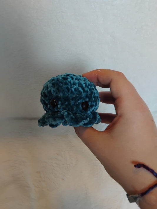 Velveteal crochet octopus