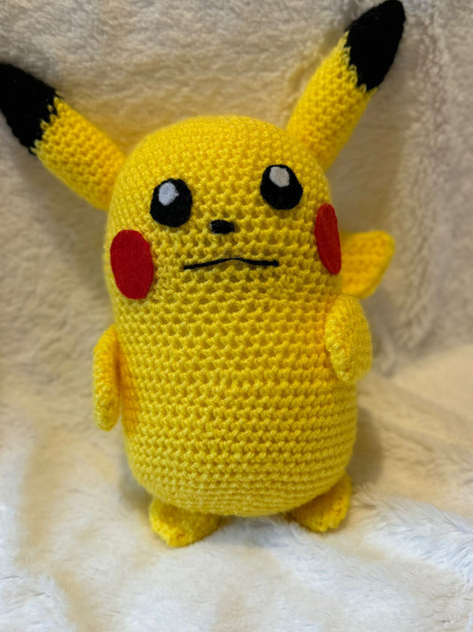 Crochet pikachu pokomon teddy